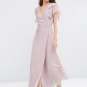 *SOLD* ASOS Light Lavender Purple Wrap Dress